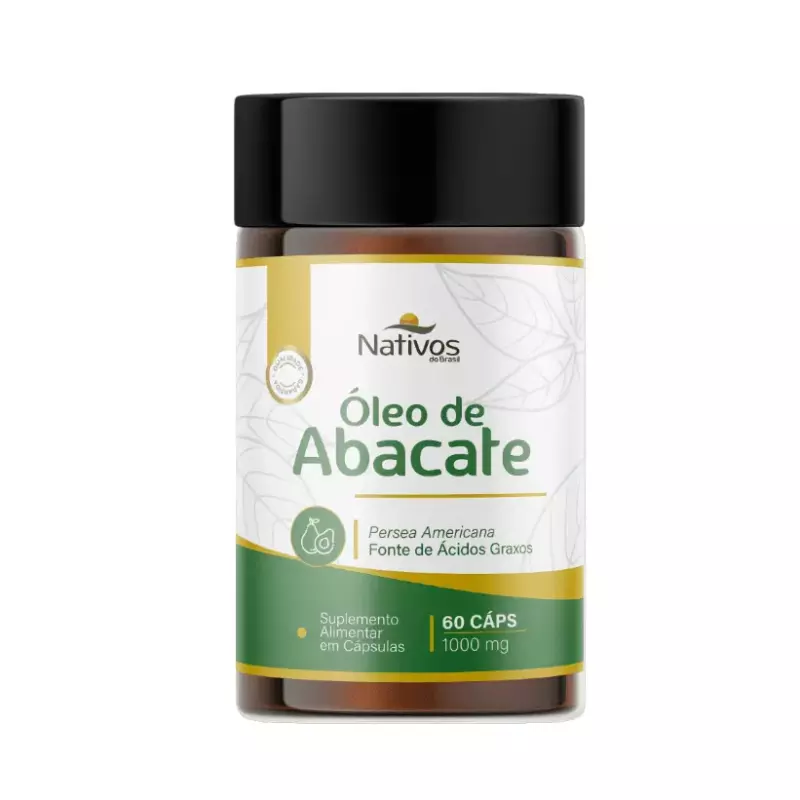 Óleo Abacate - Nativos 60caps 500mg