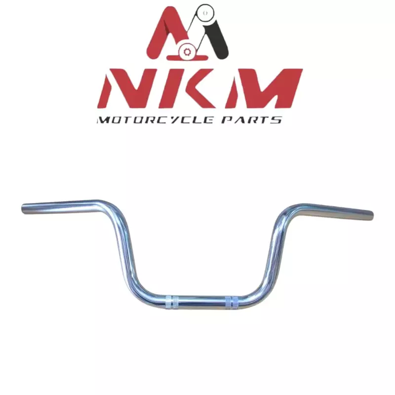 MANUBRIO CROMADO PLATINO 125