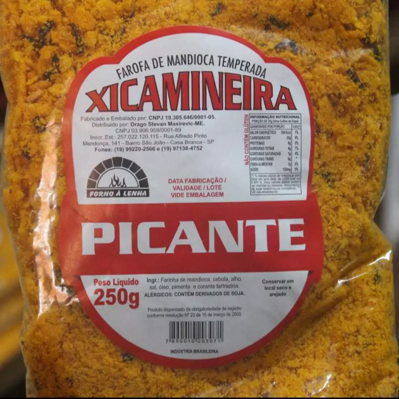 Farofa de Mandioca - Picante - 250g
