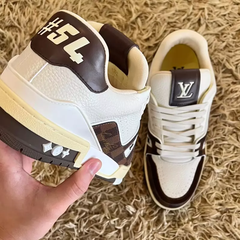 TENIS LOUIS VUITTON TRAINER BROWN