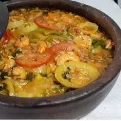 MOQUECA DE PEIXE C/ SIRI CATADO