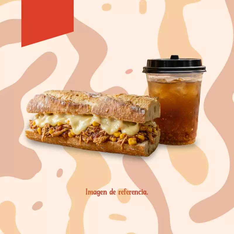 Sandwich casero de pollo + bebida
