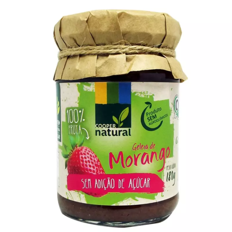Geleia Morango sem adiçã açúcar 180g