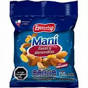 MANI PASAS Y ALMENDRAS 150G EVERCRIP