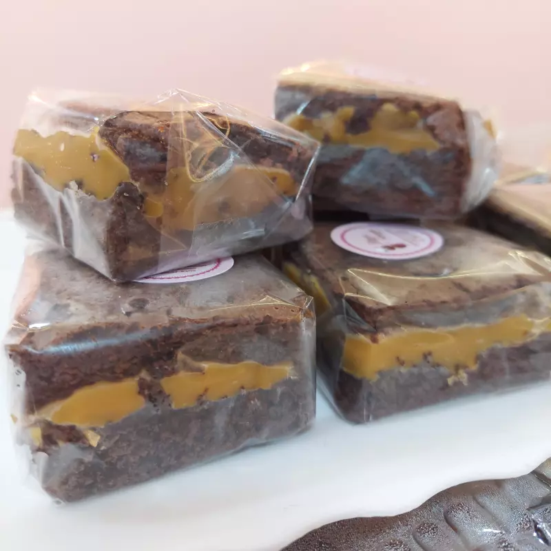 brownie - doce de leite