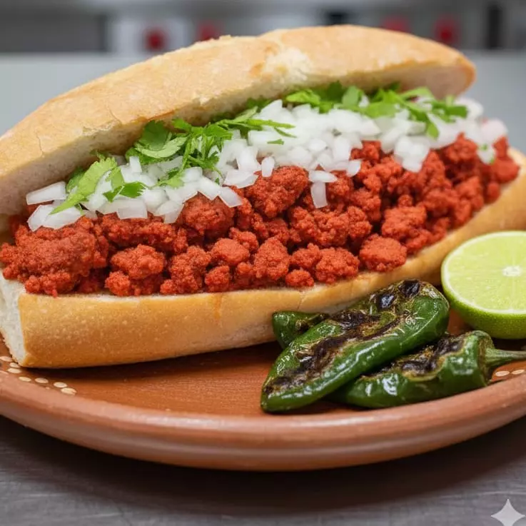 Lonche de Chorizo
