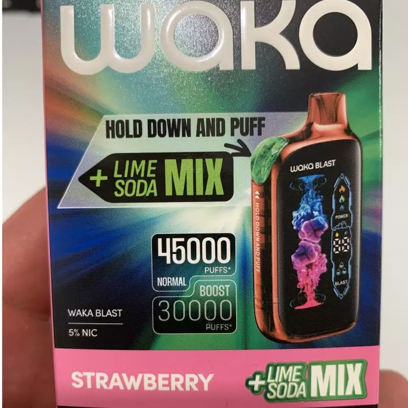 Waka- Strawberry+ Lime Soda 🥤🍓