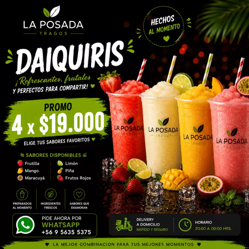 Promo 4 Daiquiris 1L