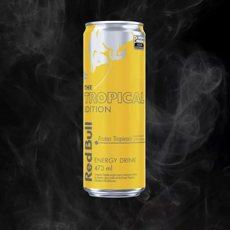 Red Bull Tropical Latão