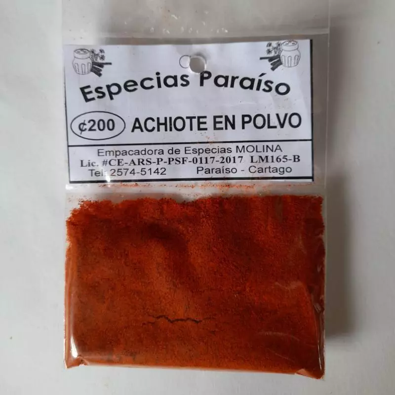 ACHIOTE EN POLVO