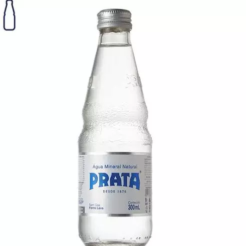 Água prata sem gás