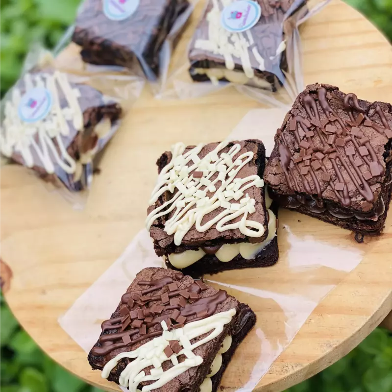 Sanduíche de Brownie