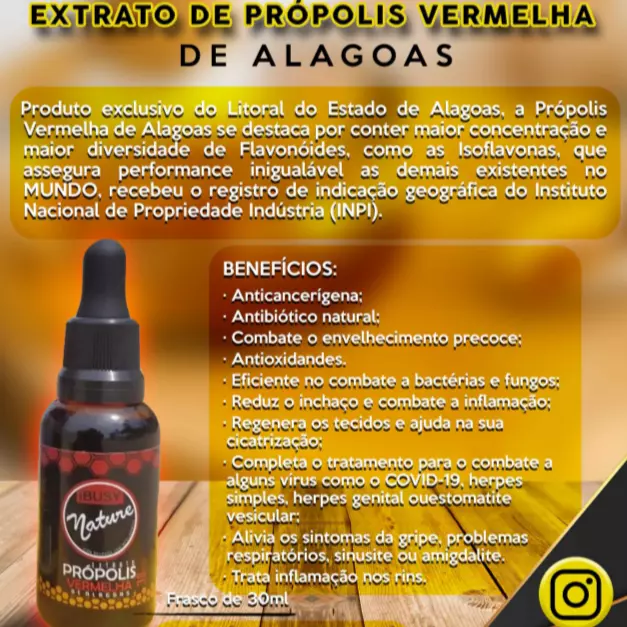 Extrato de própolis vermelha (30mL)
