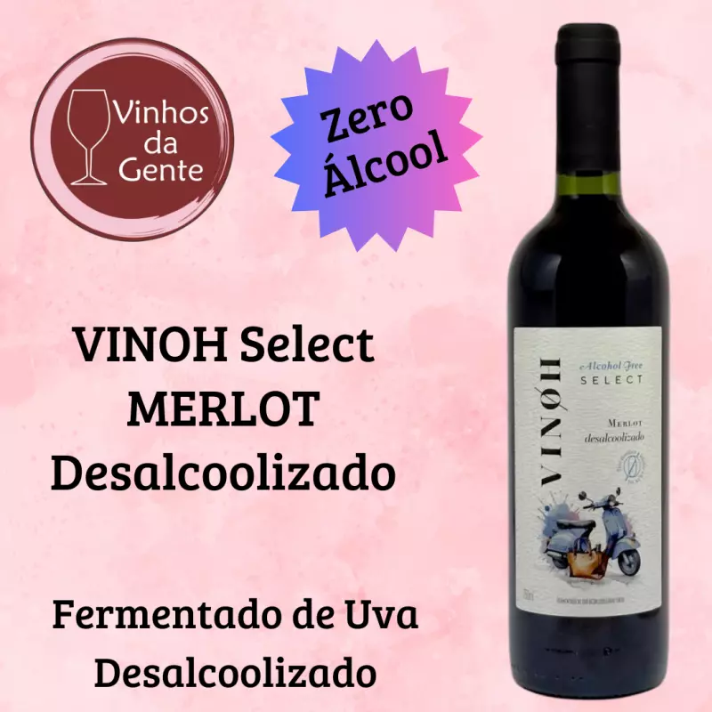 VINOH Select MERLOT - ZERO ÁLCOOL