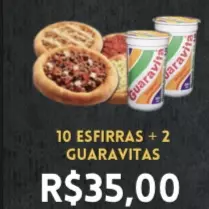 Combo 10 esfirras + 2 guaracamp