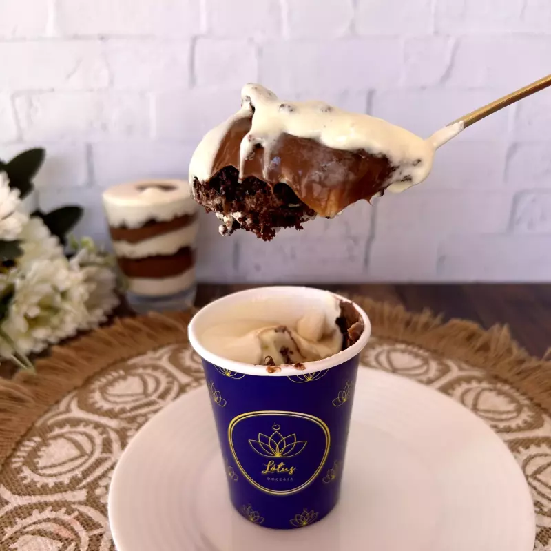 Bolo no pote Ninho Nutella