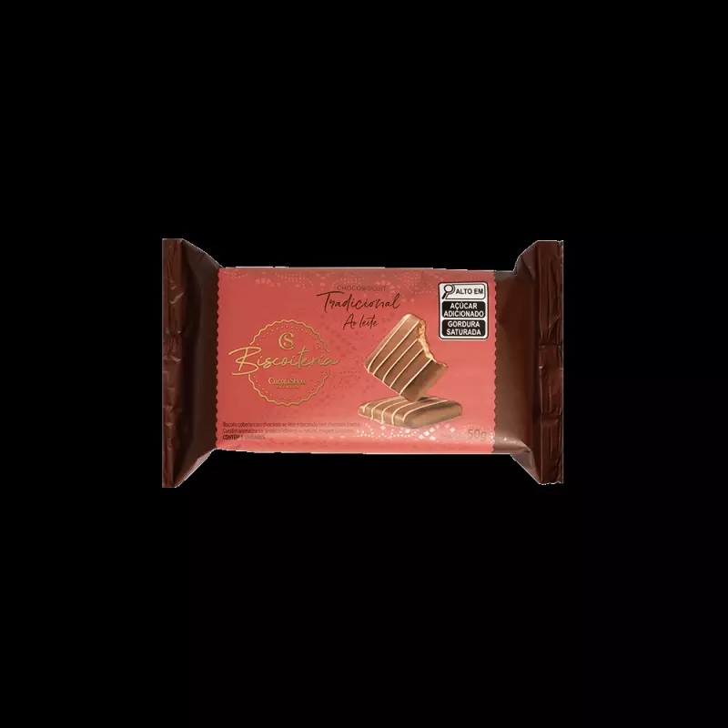 Biscoito tradd coberto ao leite 50g