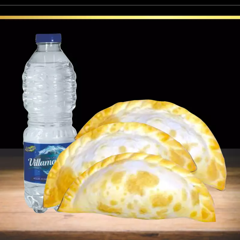 PROMO 3 Empanada  tradicional + agua