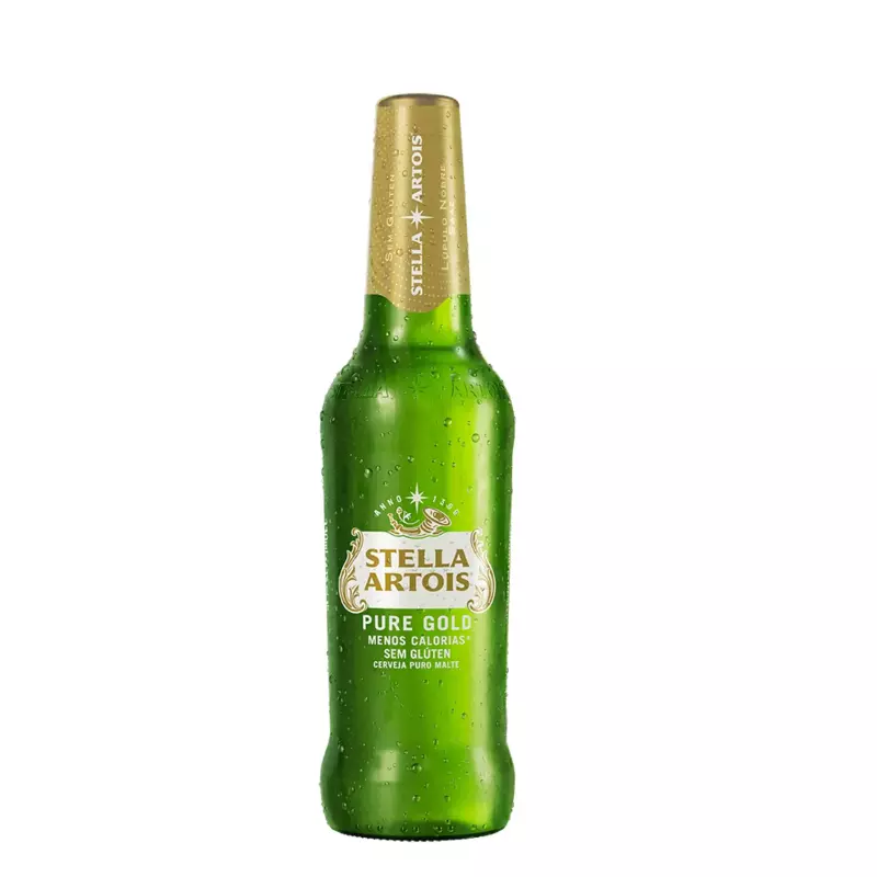 Cerveja Stella Pure Gold Long Neck