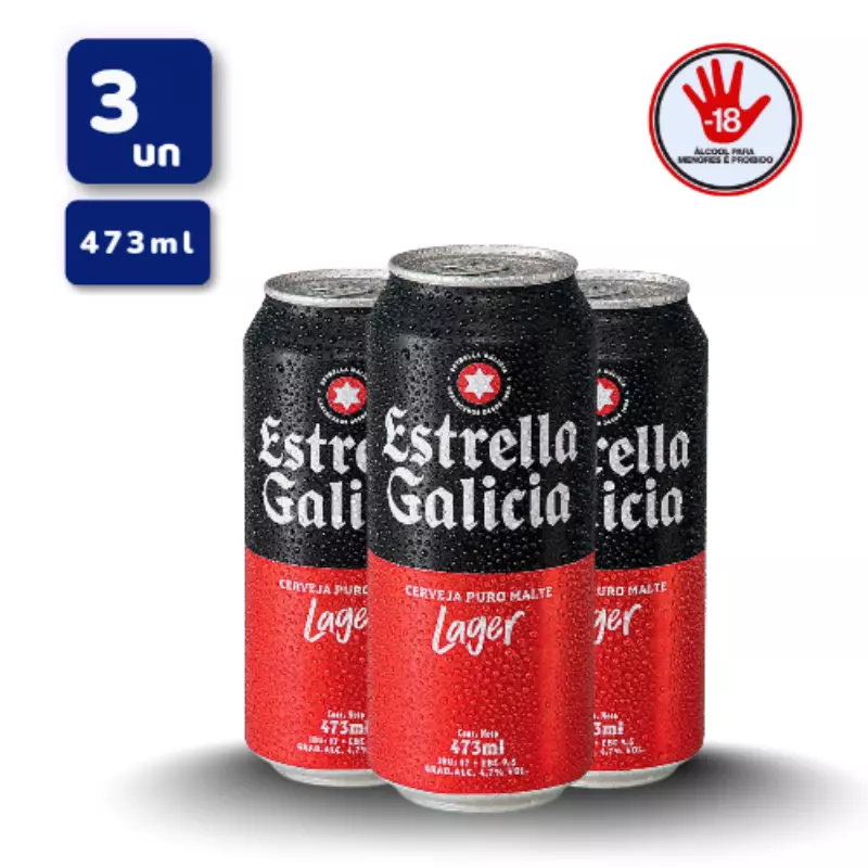 3 Latão Estrella Galicia