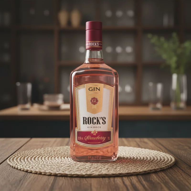 Gin Rocks Doce Strawberry 1L