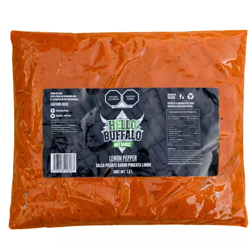 POUCH BUFFALO LEMON PEPPER 1.5L