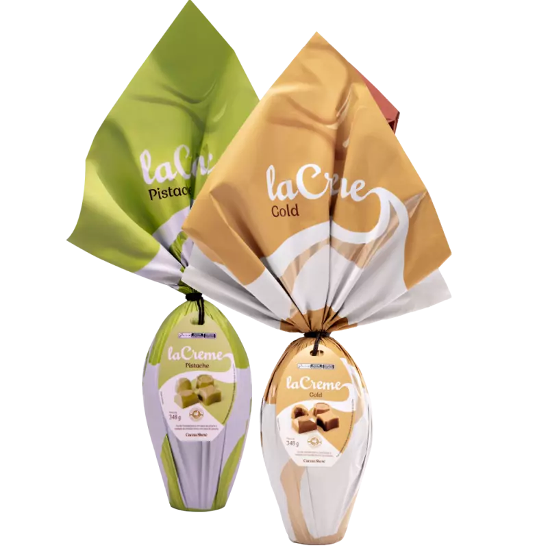 La Creme Pistache + La Creme Gold