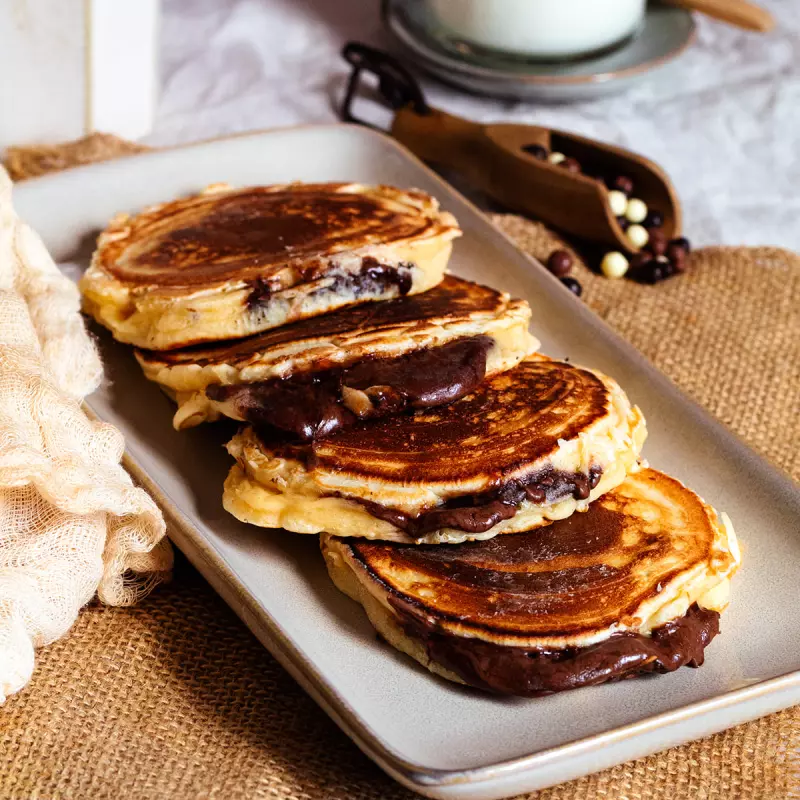 PANCAKE CON NUTELLA