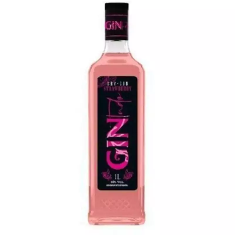 Gin Tudo Dry Starwberry 1L