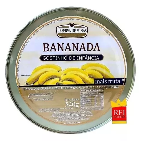 Bananada Reserva de Minas Lata 600g