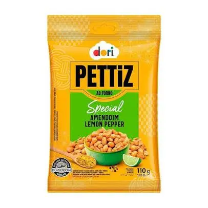 Amendoim Lemon Pepper 110g