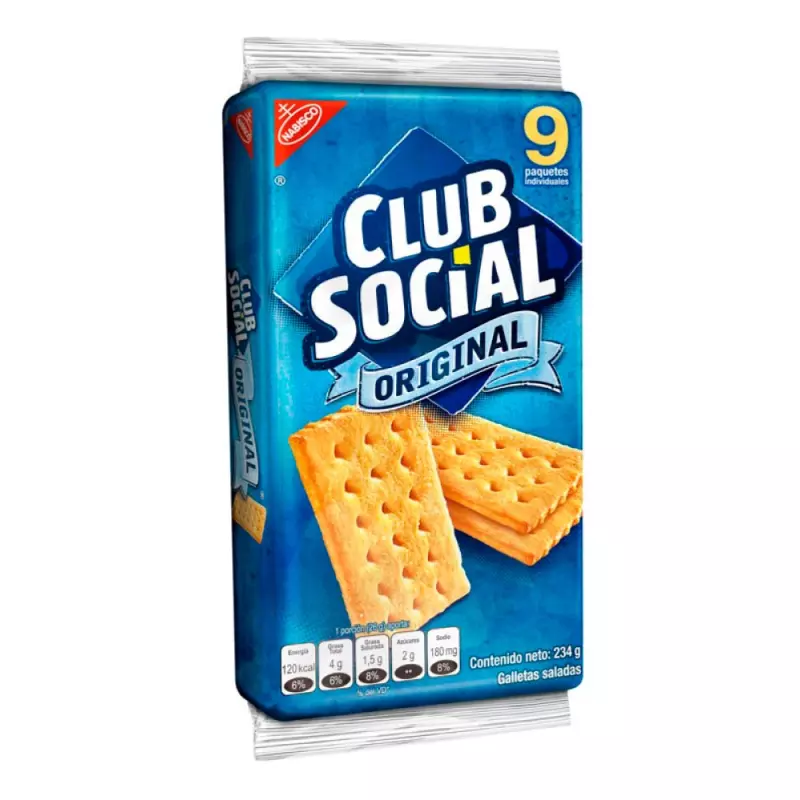 Galleta Pack Club Social Orig. 9 x 2