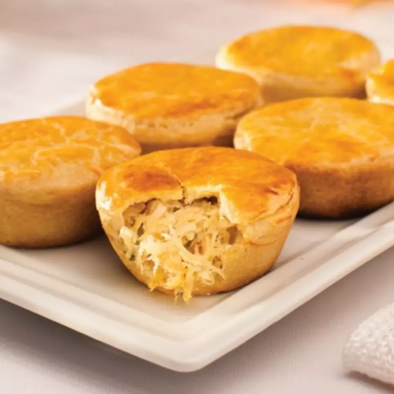 Empada de Frango com Catupiry