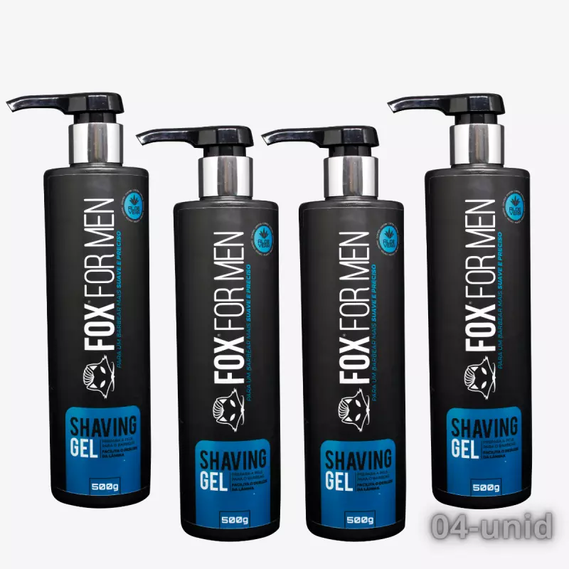 Shaving Gel De Barbear 500g 4 Unidad