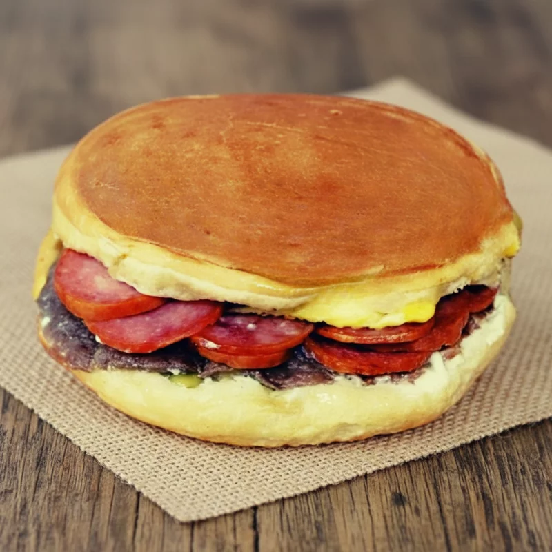 Pox Hamburguer c/ Calabresa(pequeno)