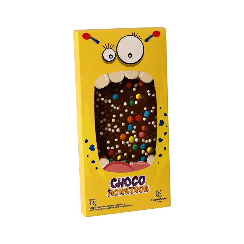 Tablete chocomonstros 115g
