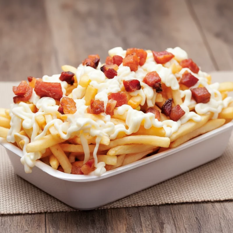 Batata c/ Bacon e catupiry M