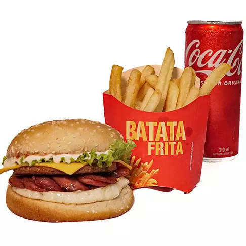X-CALABRESA + FRITAS + REFRIGERANTE