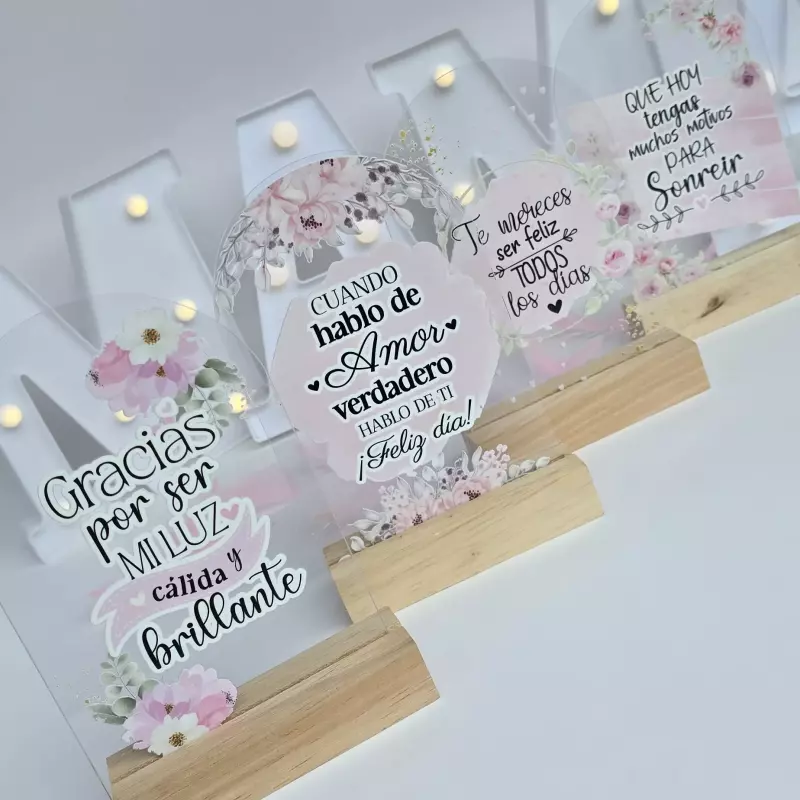 Acrílicos decorativos madre