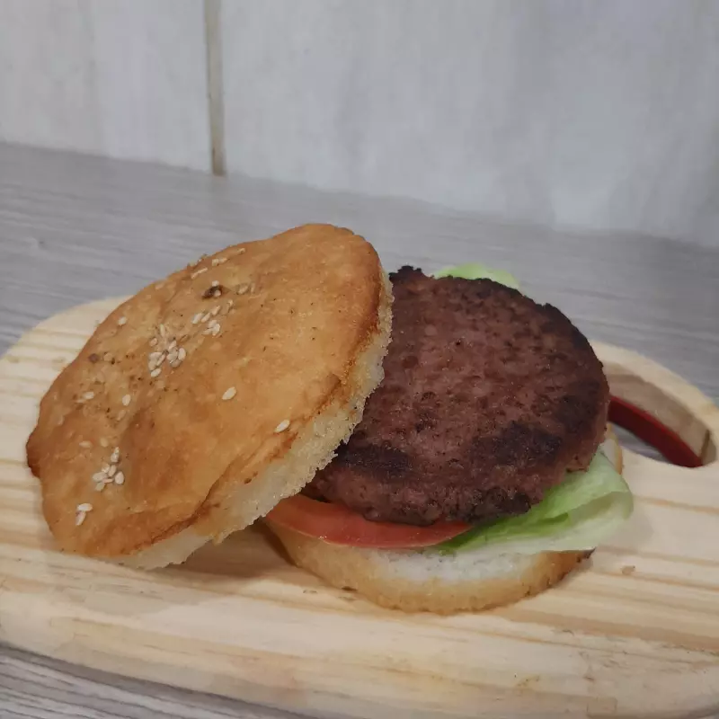 Pão de hamburguer vegano