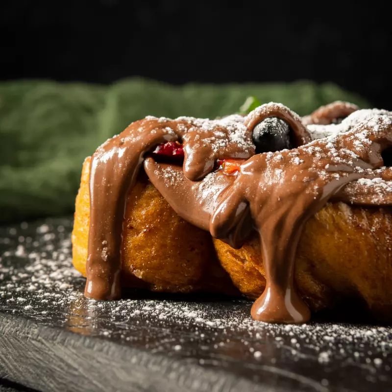 Tostada Explosión de Chocolate