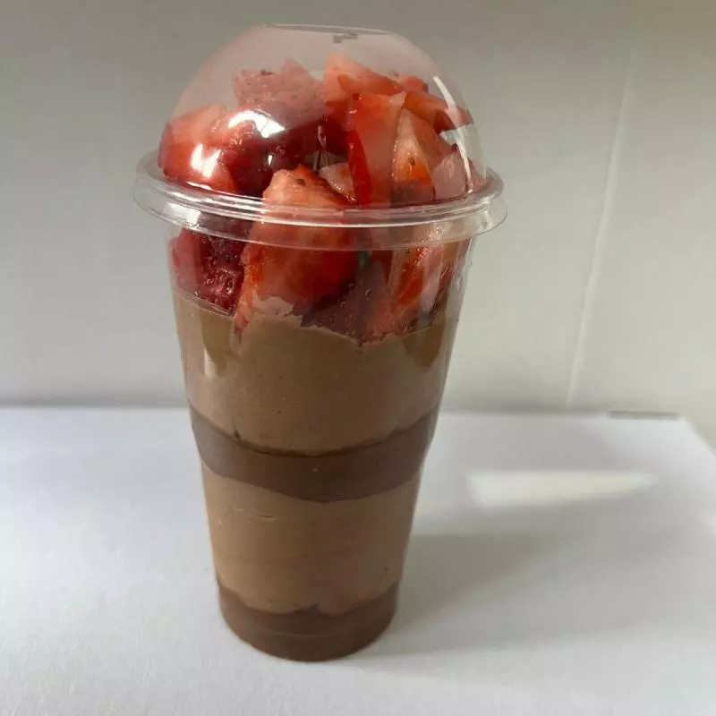 Mix Brownie Chocotella com Morango