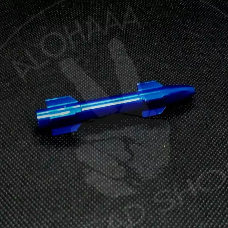 Piteira de 𝗠𝗲𝘁𝗮𝗹 foguete azul