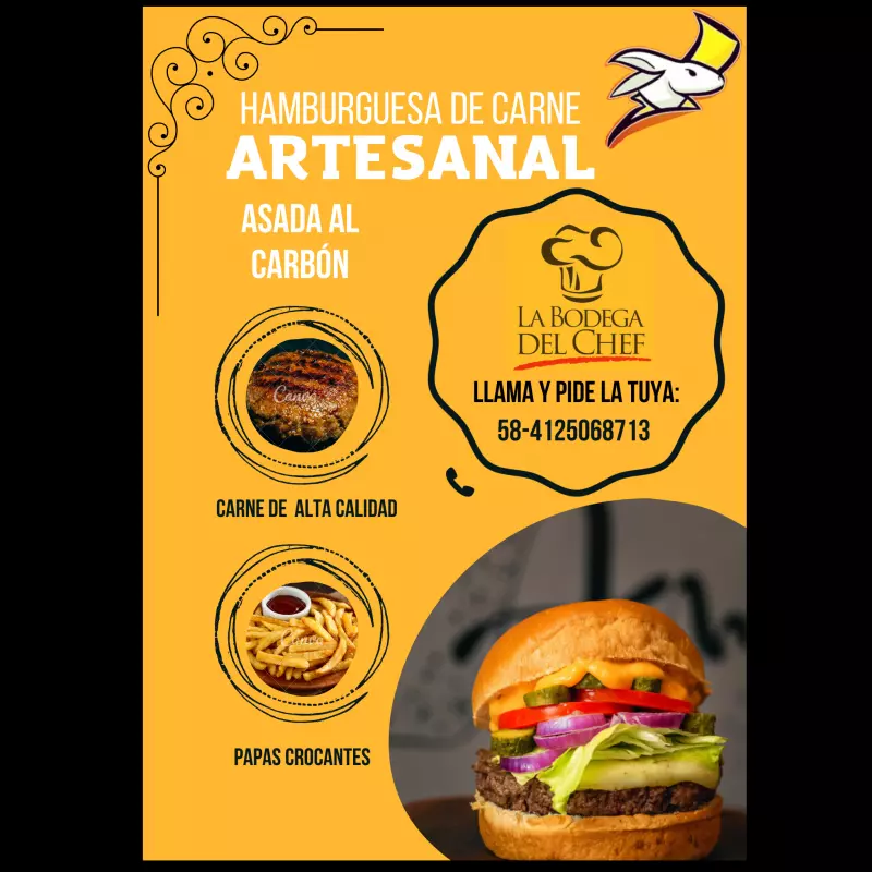 Hamburguesa Carne parrilla