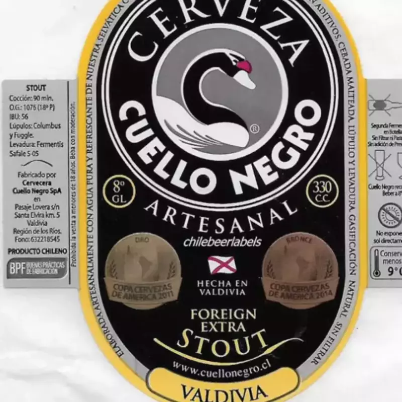 CUELLO NEGRO STOUT 500CC