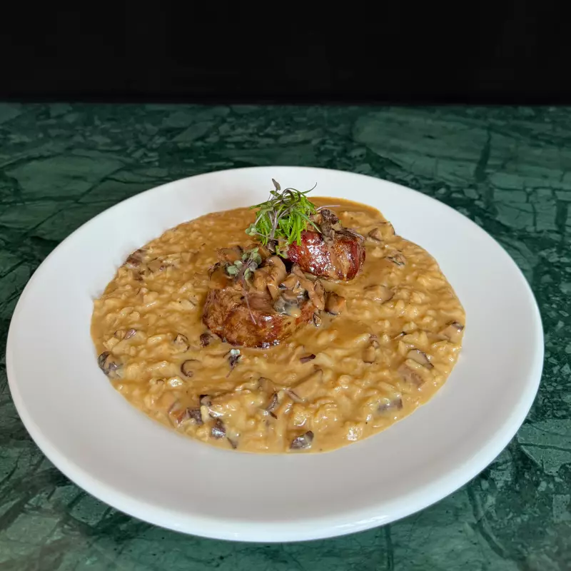 Risotto Funghi c/Filet Mignon