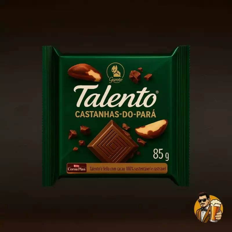 Chocolate talento - castanha do pará