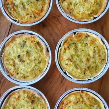 Tarta de puerro