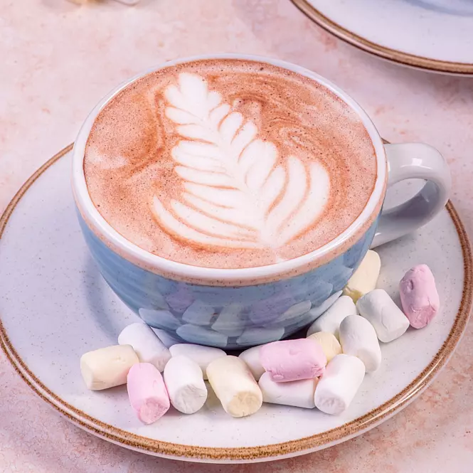 Chocolate con masmelos