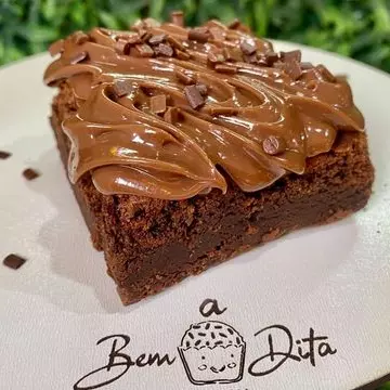 Brownie com brigadeiro